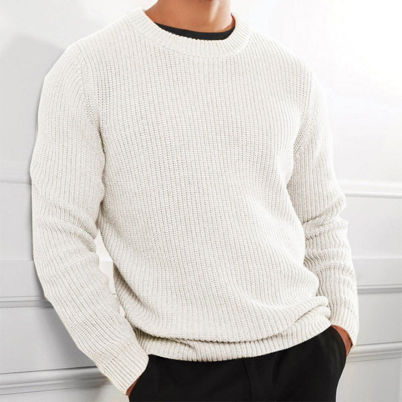 Men's - Autumn Sweater - Breathable Fabric - Comfortable Knit - Perfect for Layering