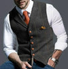 Men - Waistcoat - Elegant Stylish Fabric - Perfect for Formal Occasions