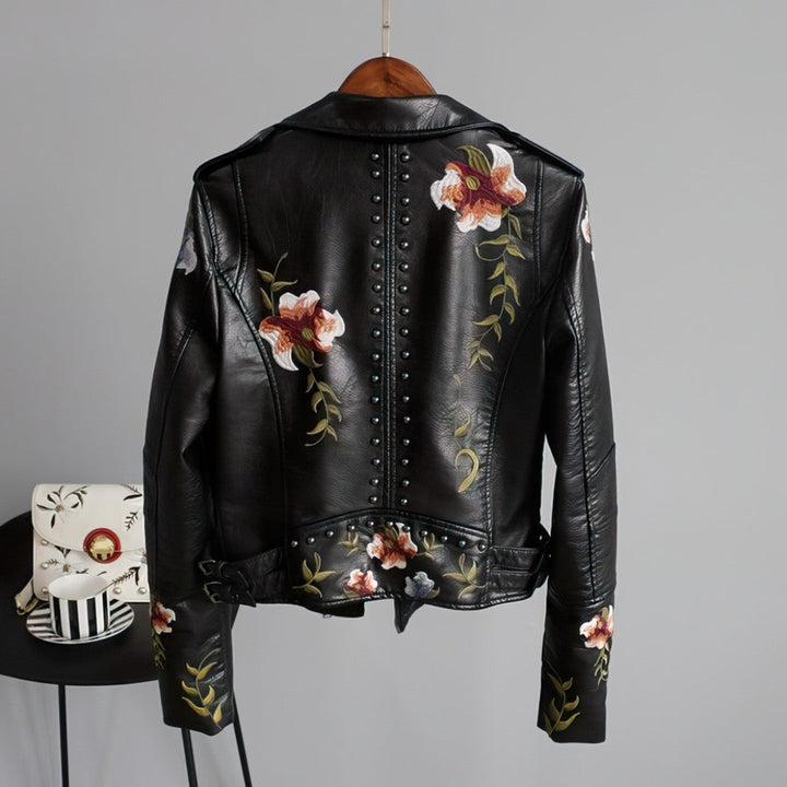 Ladies fashion leather jackets