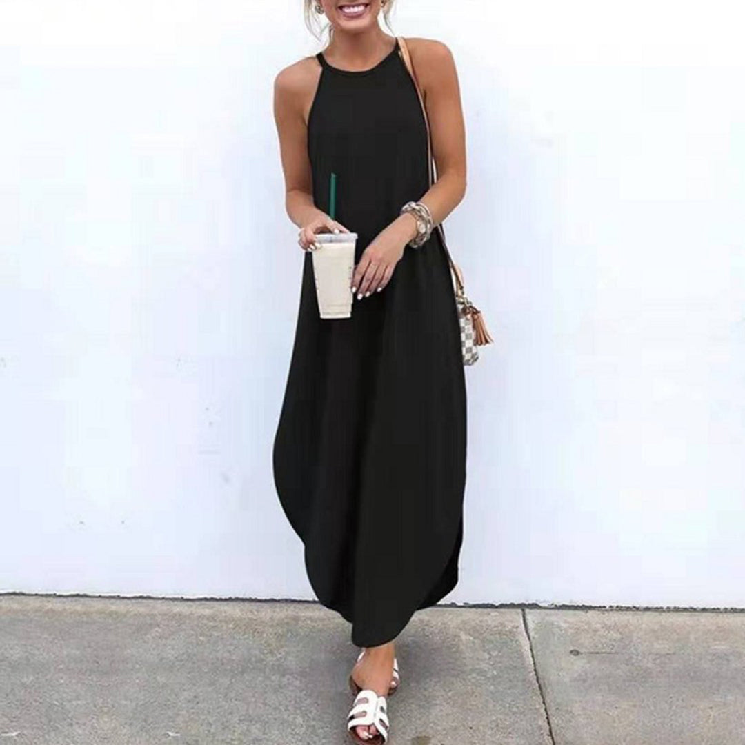 Stylish casual dress with straps