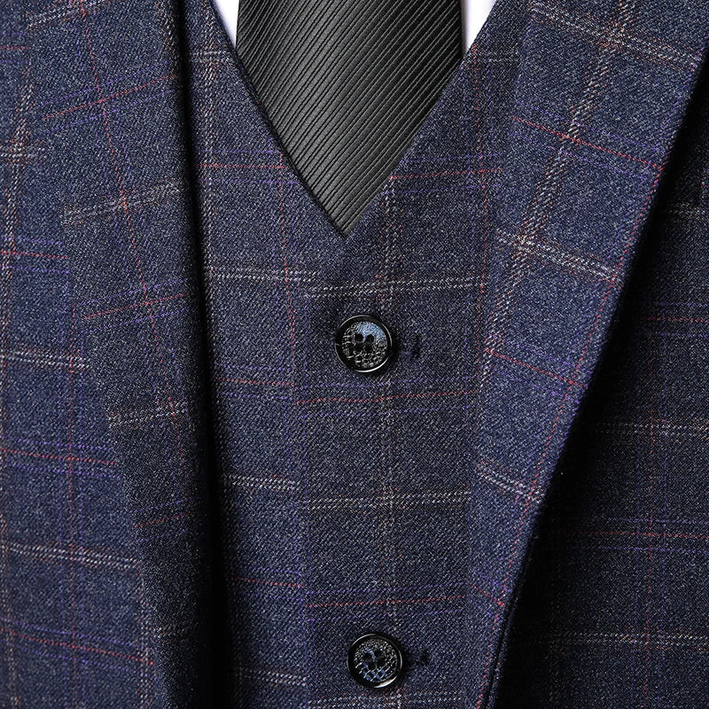 Peaky-Inspired 3-Piece Suit