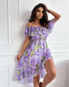 Dress with floral print