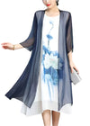 Women's - Summer Dress - Vintage-Inspired - Lightweight Fabric - Ideal for Warm Weather Days
