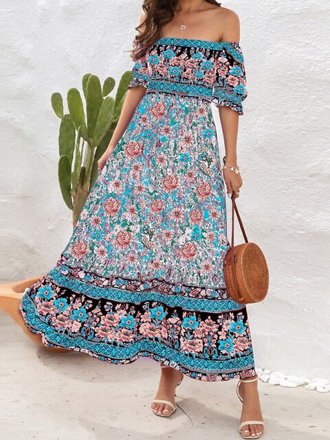 Long boho dress