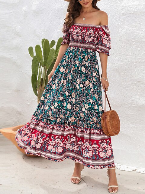 Long boho dress