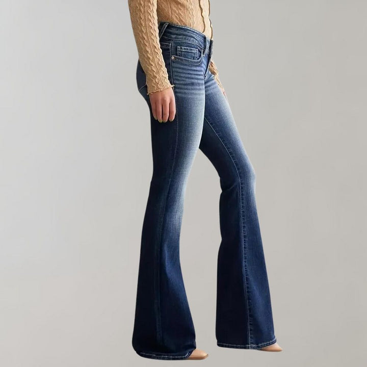 Marie - Flared denim trousers