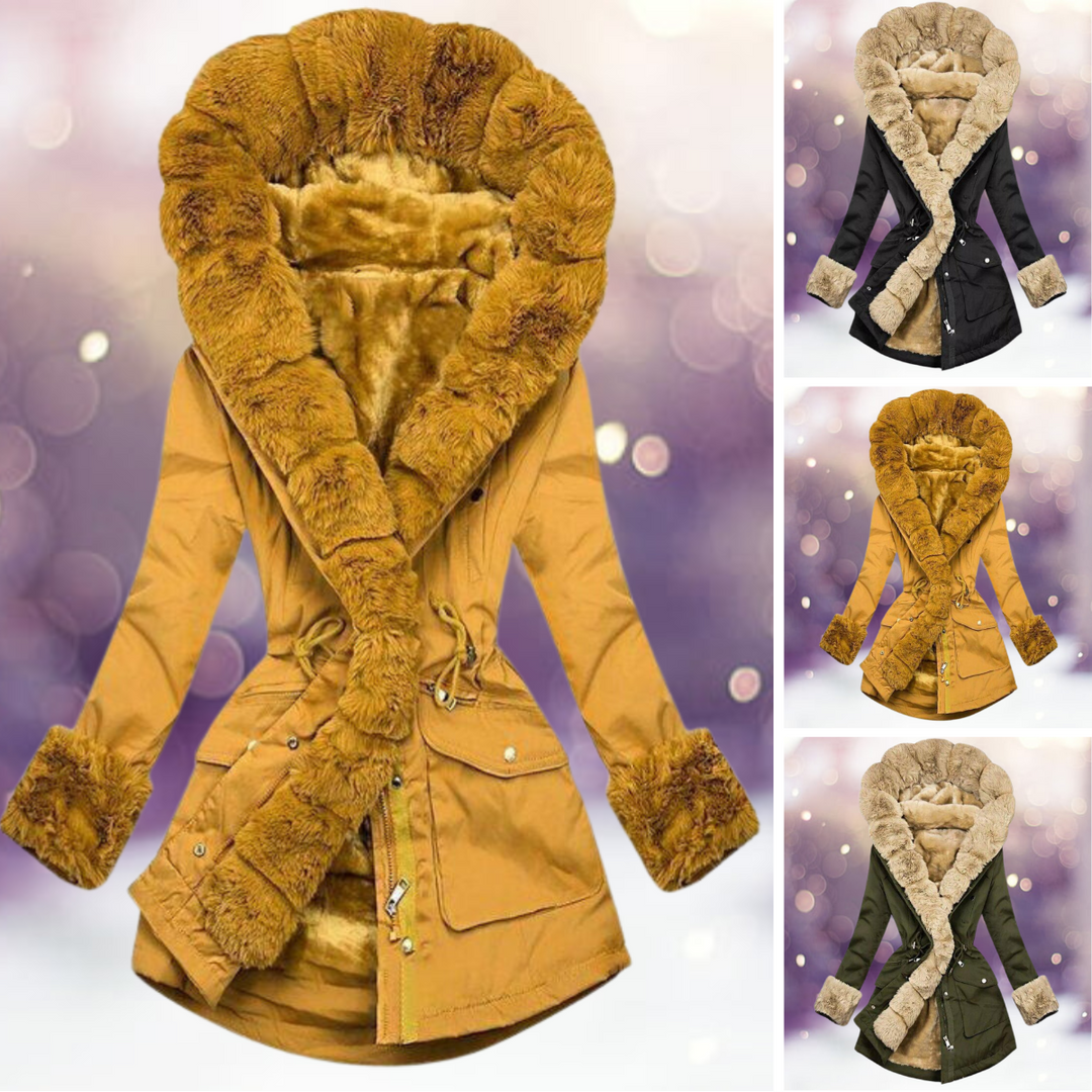 WARM FASHION JACKET WITH COSY PLUSH LINING