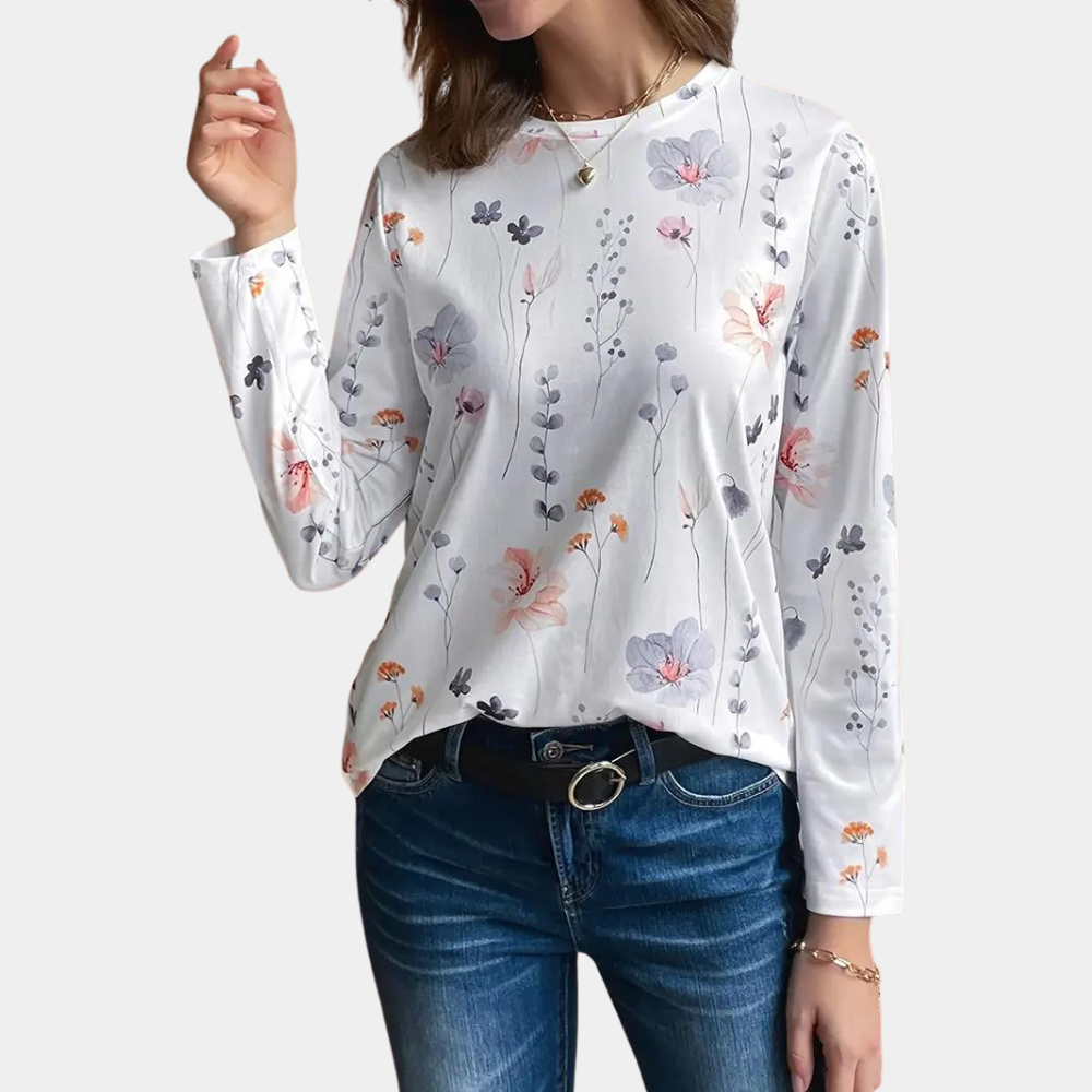 Women's floral blouse