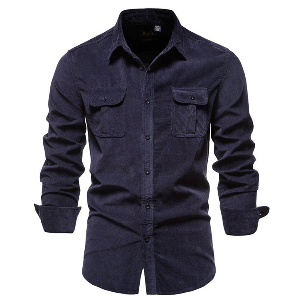 Men - Shirt - Twill Cotton - Button-Up Fit