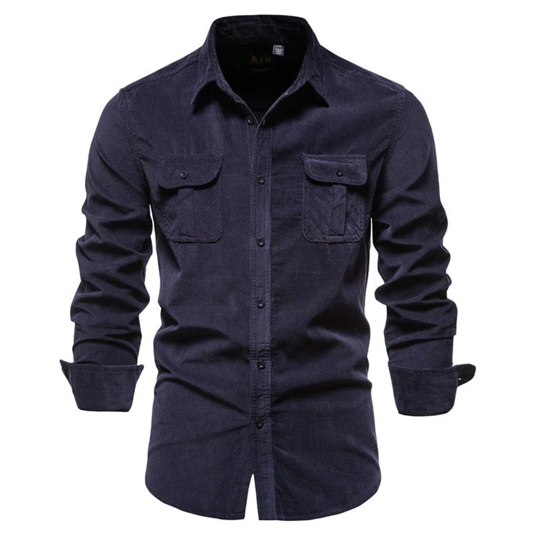 Men - Shirt - Twill Cotton - Button-Up Fit
