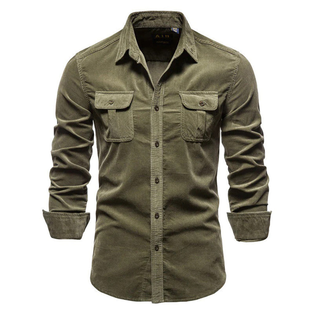 Men - Shirt - Twill Cotton - Button-Up Fit