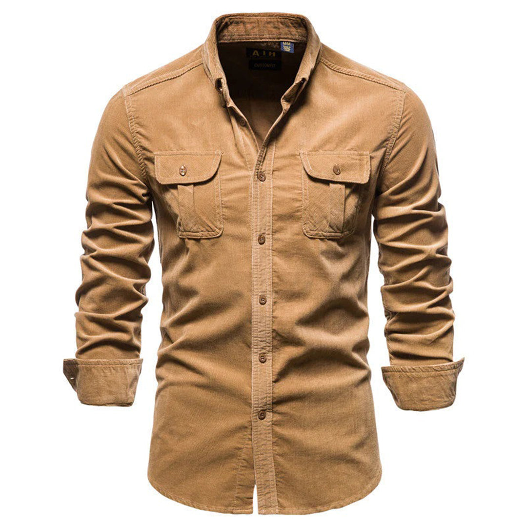 Men - Shirt - Twill Cotton - Button-Up Fit