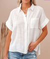 Casual and stylish linen and cotton shirt