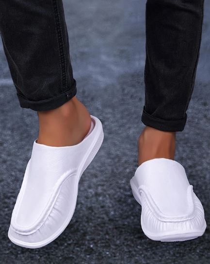 Men's - Fashionable Slippers - Comfortable Fabric - Stylish Indoor/Outdoor Footwear