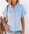 Casual and stylish shirt made of linen and cotton