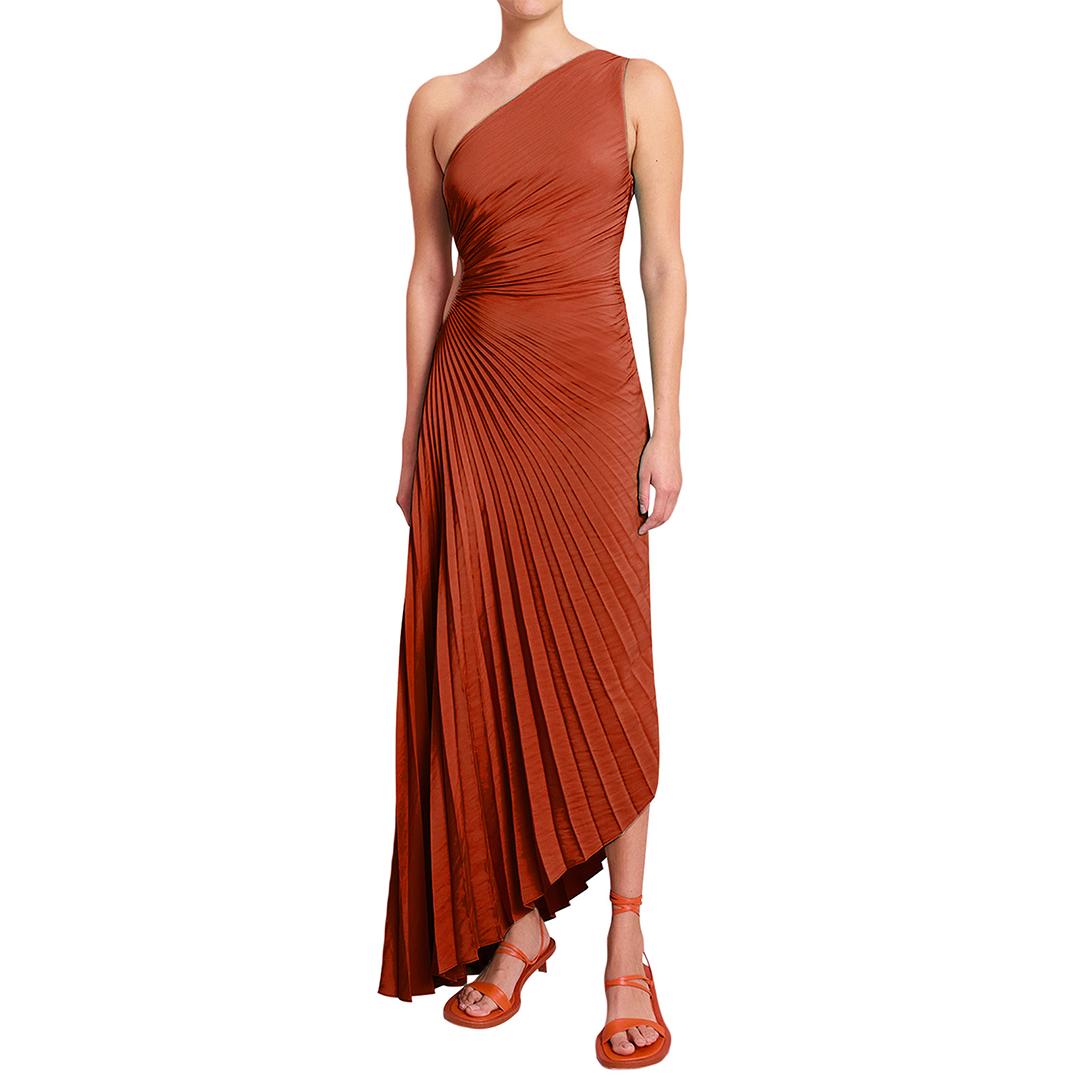 Elegant pleated dress