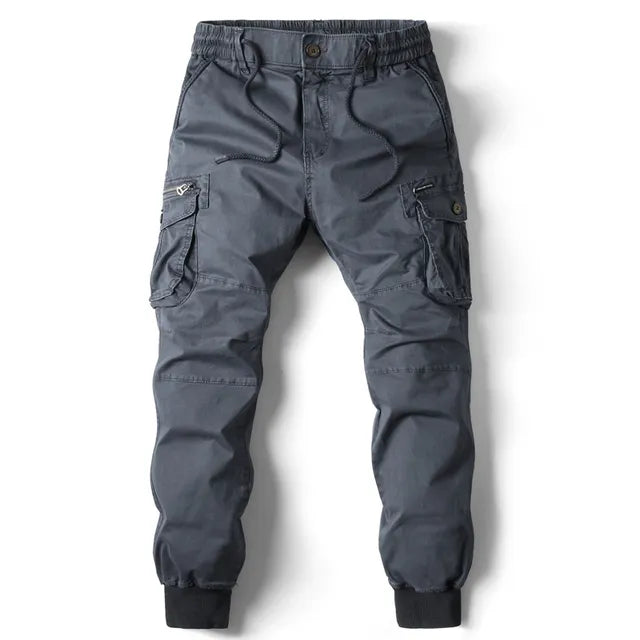 Cotton cargo trousers