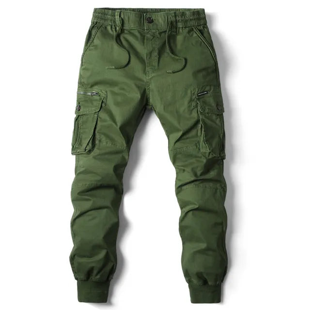 Cotton cargo trousers