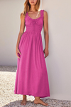 Women's - Midi Dress - V-Neck with Bow Detail - Elegant and Stylish for Any Occasion
