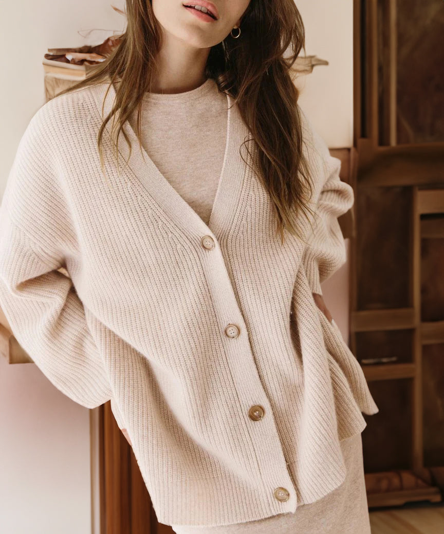 Casual cocoon cardigan