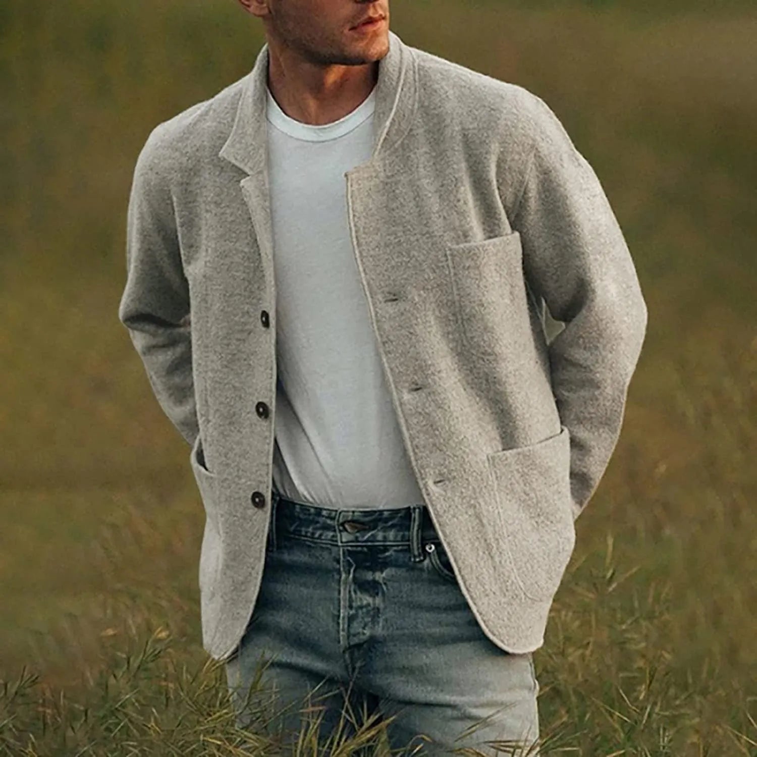 Men's - Casual Blazer - Stylish & Versatile Design