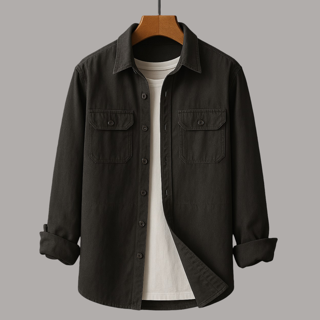 Men's – 100% Cotton Shirt – Classic Fit, Breathable Fabric – Casual Wear