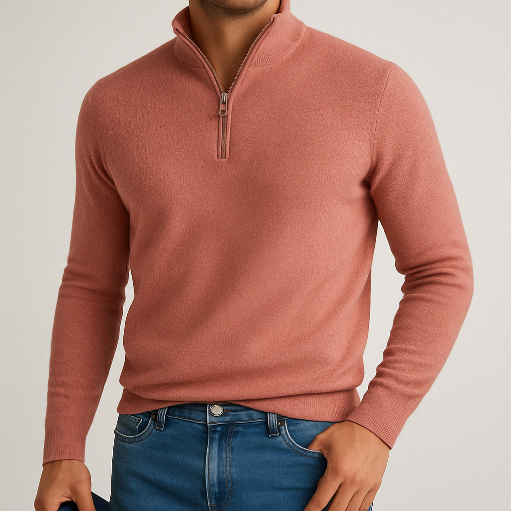 Men's – Quarter-Zip Sweater – Comfortable Knit, Casual Fit – Everyday Wear