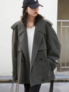 Chic jacket made from soft leather