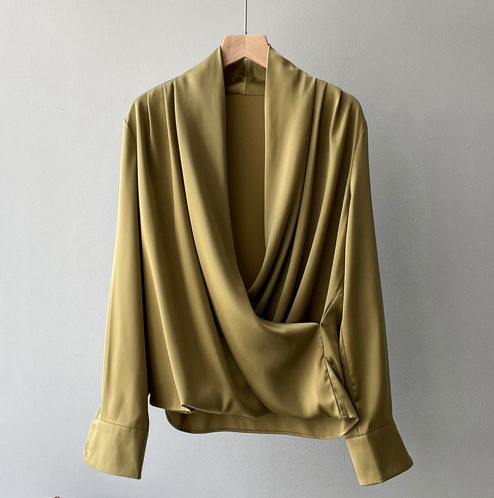 Elegant satin blouse