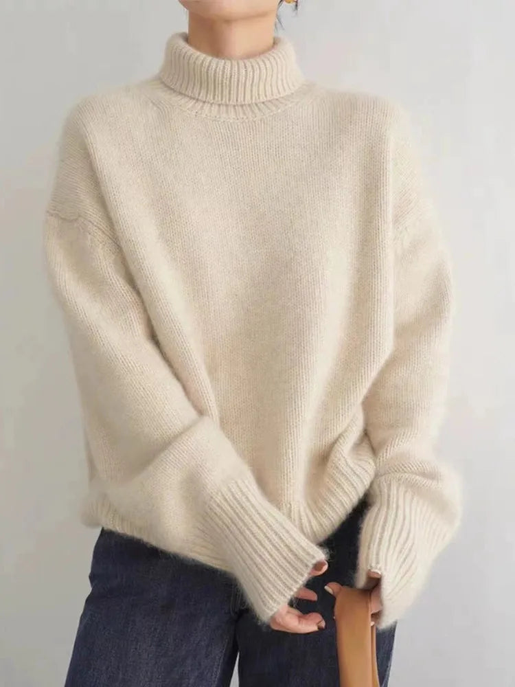 Cashmere turtleneck jumper