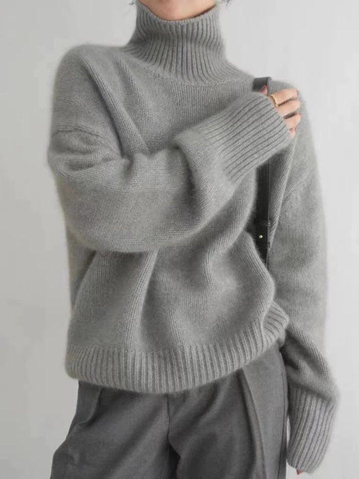 Stylish turtleneck jumper