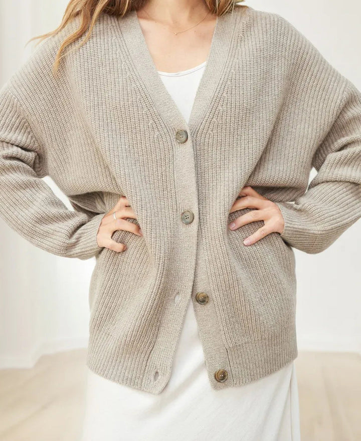 Cashmere cocoon cardigan