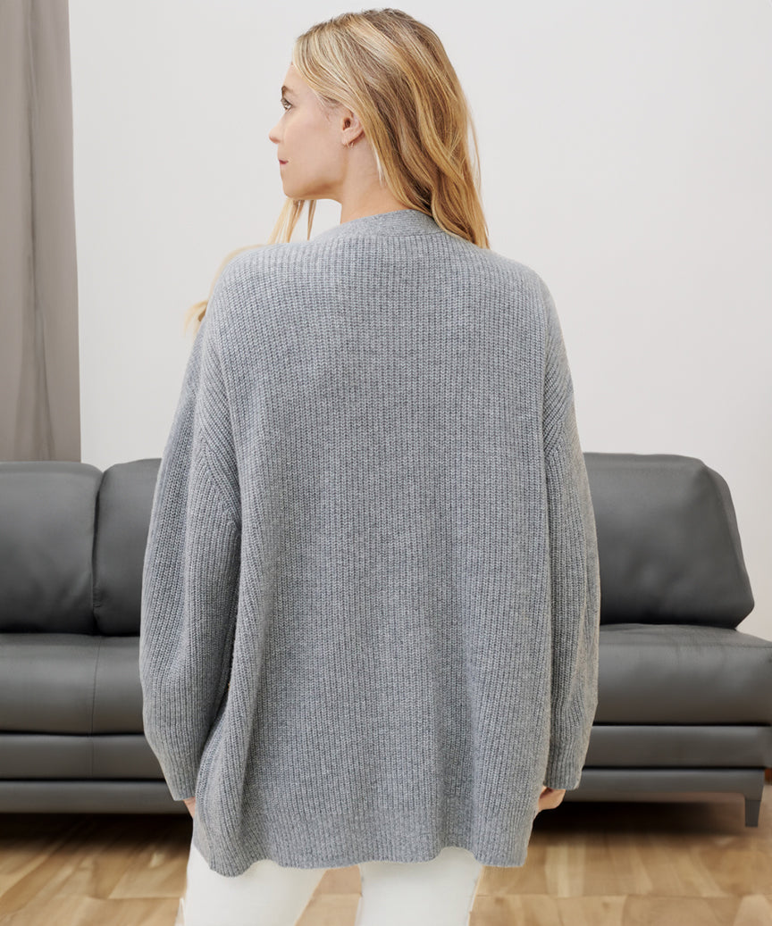 Cashmere cocoon cardigan