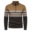 The Stand-up Collar Men's Knitted Jumper