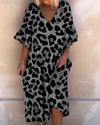 Leopard pattern dress