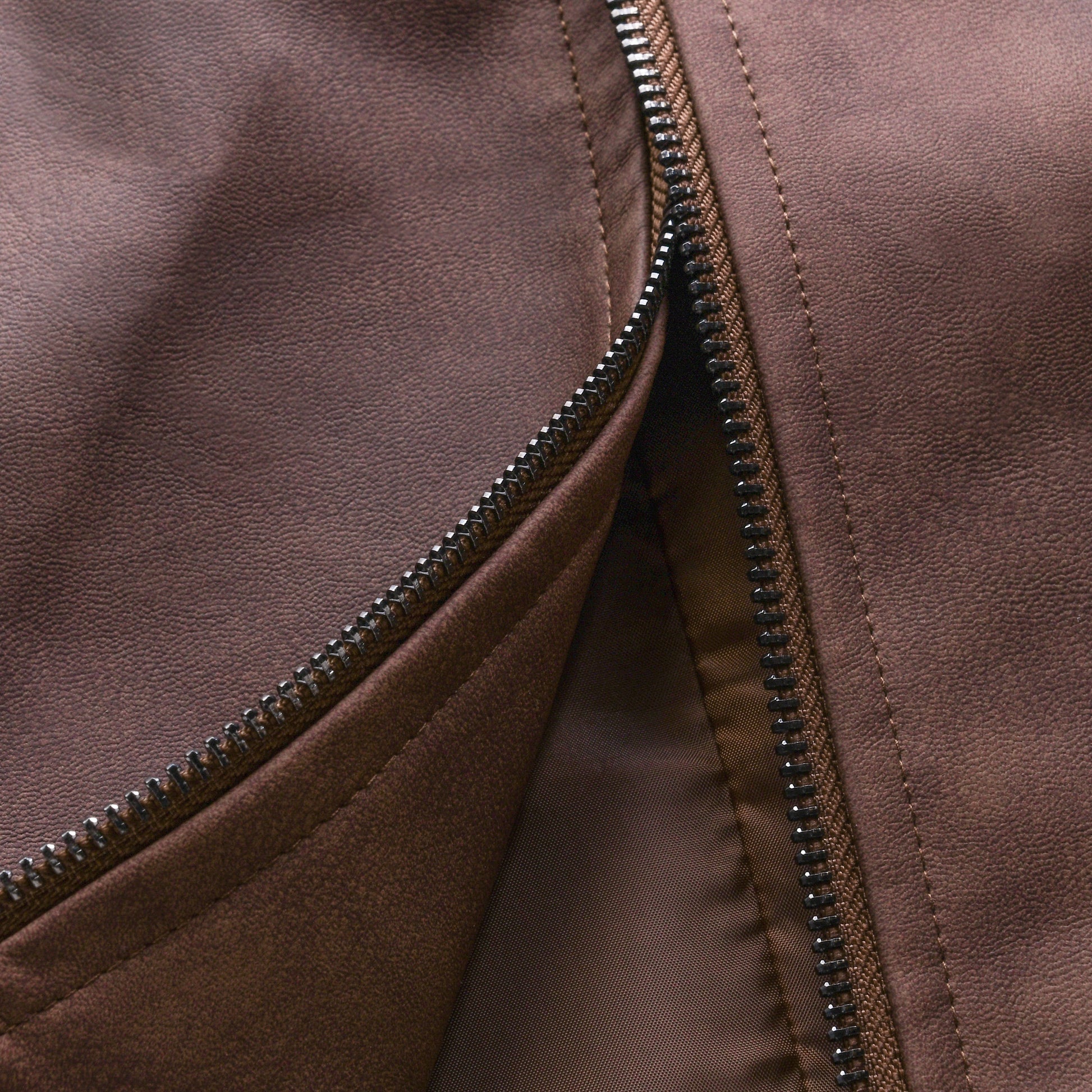 Men - Jacket - Zip-Up - Leather Look