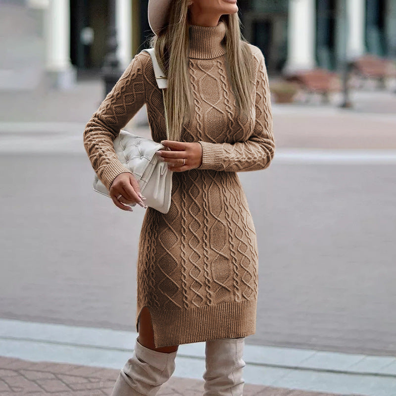 Dallas™ Elegant knitted autumn/winter dress