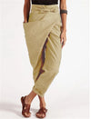 Women's Asymmetric Loose High Waist Trousers