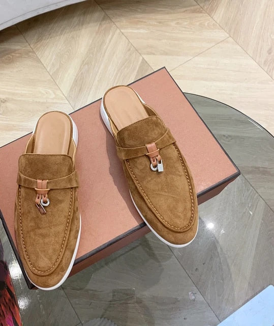 Luxurious ladies slip-on shoes