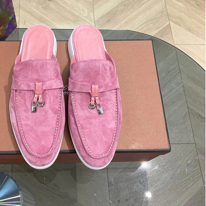 Luxurious ladies slip-on shoes