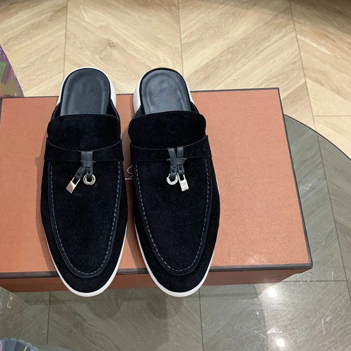 Luxurious ladies slip-on shoes