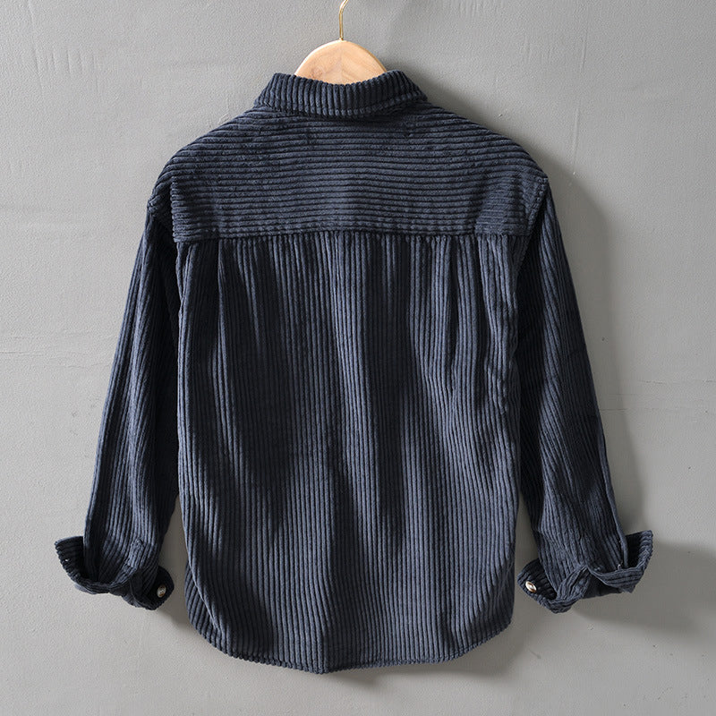 Retro Corduroy Over Shirt