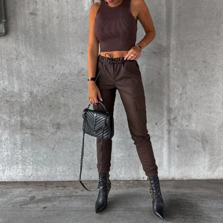 Leather trousers