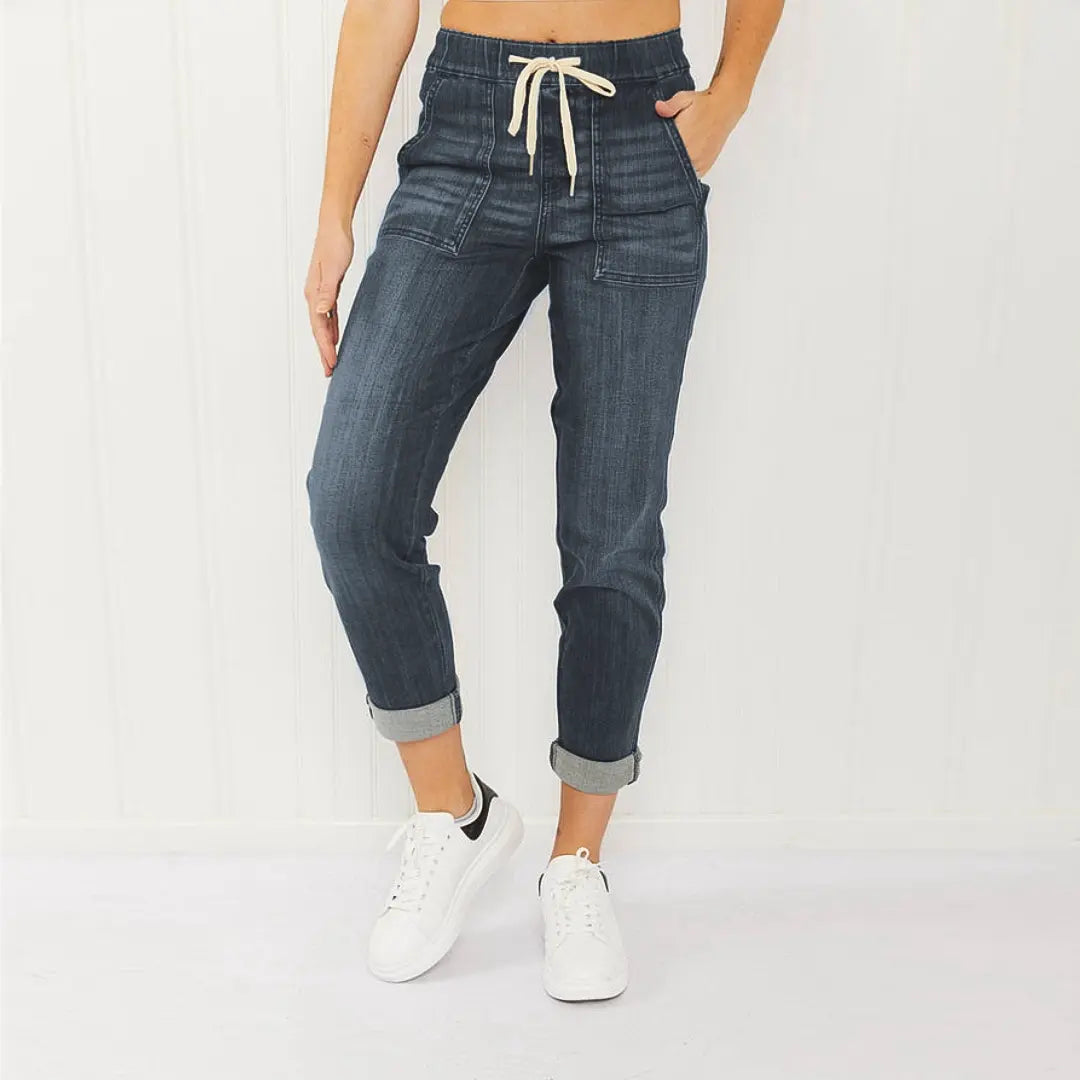 Flexible jeans trousers