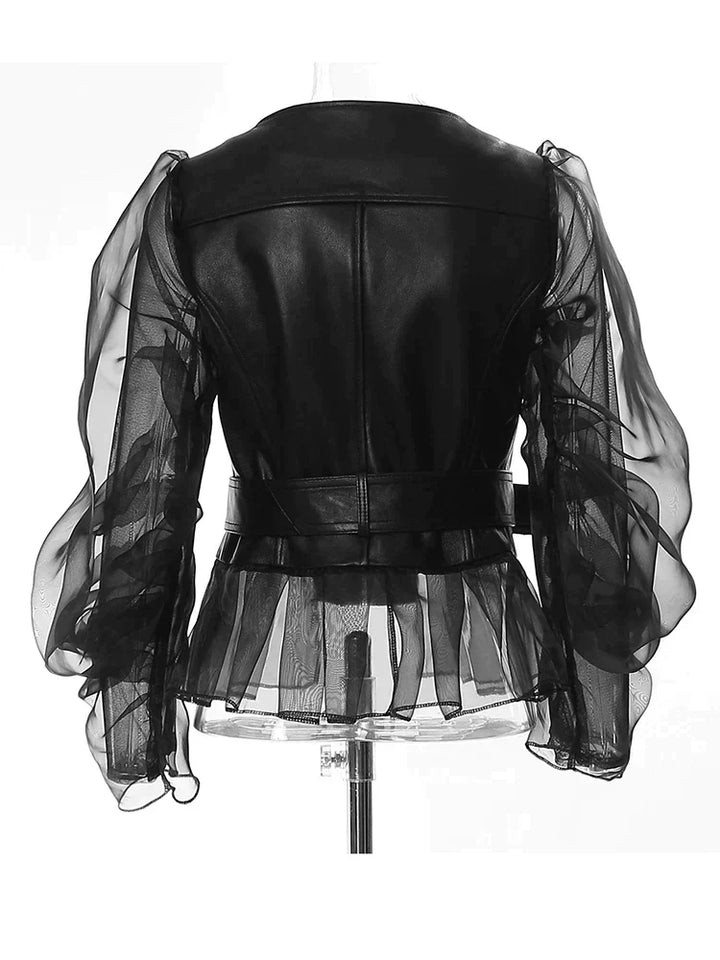 Ladies leather jacket