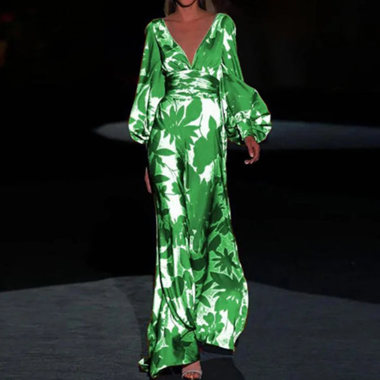 Women's - Summer Floral Dress - Stylish Chic