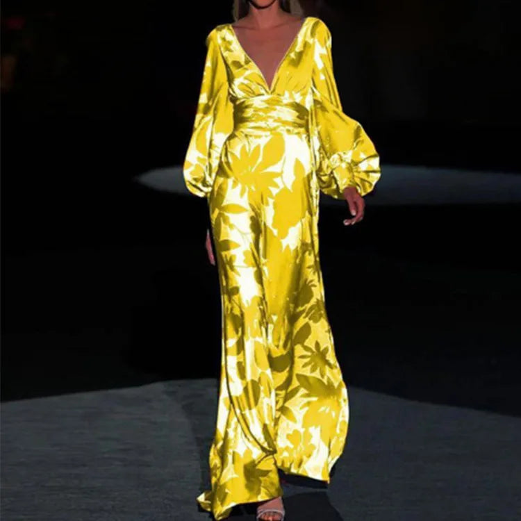 Women's - Summer Floral Dress - Stylish Chic