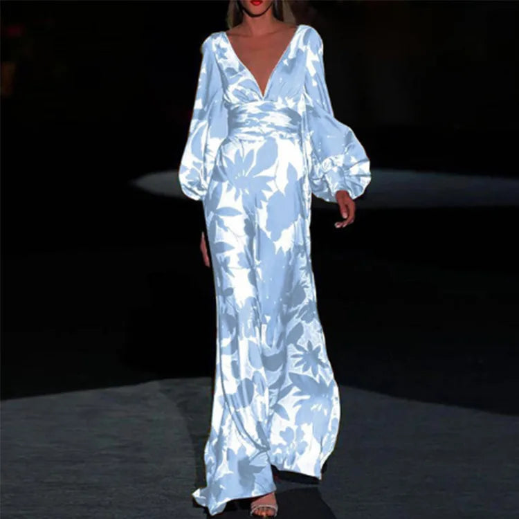 Women's - Summer Floral Dress - Stylish Chic