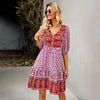 Elegant bohemian dress