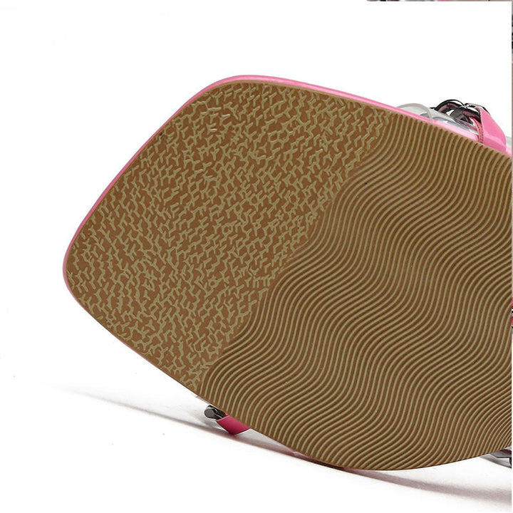 Women' s- Stylish Square Heel Sandals - Durable Design - Perfect for Any Occasion - Comfortable Footwear